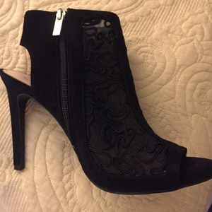 Jessica Simpson See Thru Lace Bootie